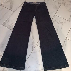 Paige- Hillhurst Wide Flare Jeans size 29